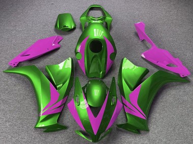2012-2016 Honda CBR1000RR Motorcycle Fairings - Green Pink Canada