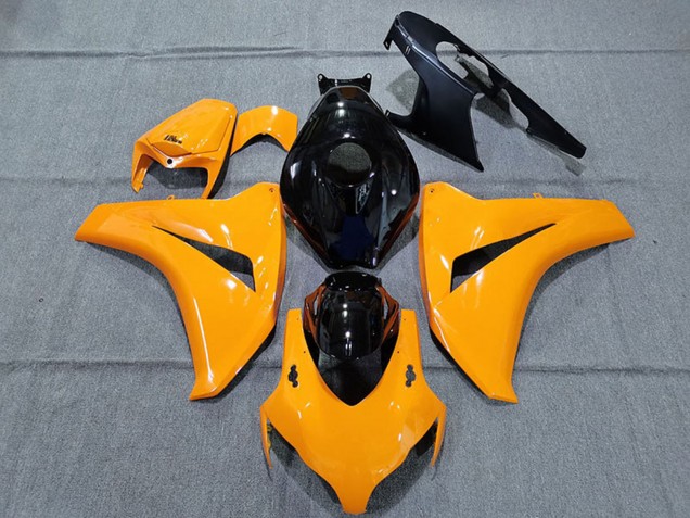 2008-2011 Honda CBR1000RR Motorcycle Fairings - Glossy Orange Glossy Black Canada