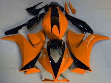 2012-2016 Honda CBR1000RR Motorcycle Fairings - Orange Glossy Black Canada
