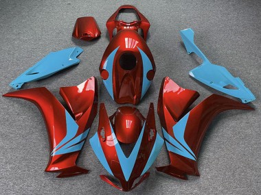 2012-2016 Honda CBR1000RR Motorcycle Fairings - Red Light Blue Canada