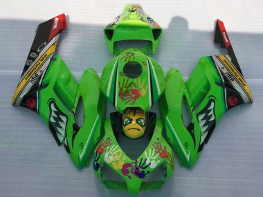 2004-2005 Honda CBR1000RR Motorcycle Fairings - Green Yellow Black Red Shark Canada