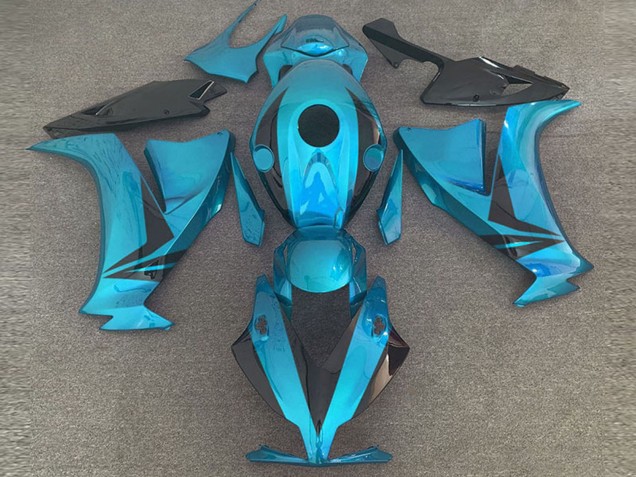 2012-2016 Honda CBR1000RR Motorcycle Fairings - Light Blue Glossy Black Style Canada