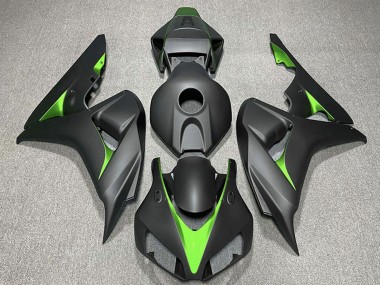 2006-2007 Honda CBR1000RR Motorcycle Fairings - Matte Black Green Canada