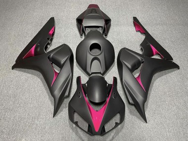 2006-2007 Honda CBR1000RR Motorcycle Fairings - Matte Black Pink Canada