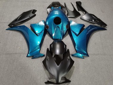2012-2016 Honda CBR1000RR Motorcycle Fairings - Blue Matte Black Canada