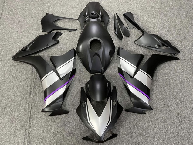 2012-2016 Honda CBR1000RR Motorcycle Fairings - Silver Purple Matte Black Canada