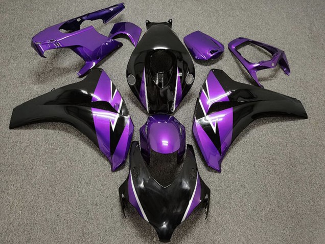 2008-2011 Honda CBR1000RR Motorcycle Fairings - Purple Glossy Black Canada