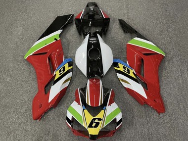2004-2005 Honda CBR1000RR Motorcycle Fairings - White Red Green Yellow Glossy Black 6 Canada