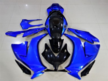 2012-2016 Honda CBR1000RR Motorcycle Fairings - Blue Glossy Black Canada