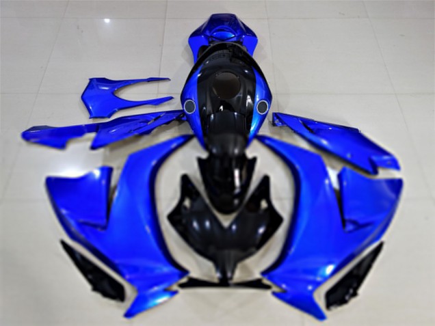 2012-2016 Honda CBR1000RR Motorcycle Fairings - Blue Glossy Black Canada