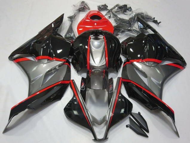 2009-2012 Honda CBR600RR Motorcycle Fairings - Red Grey Glossy Black Canada