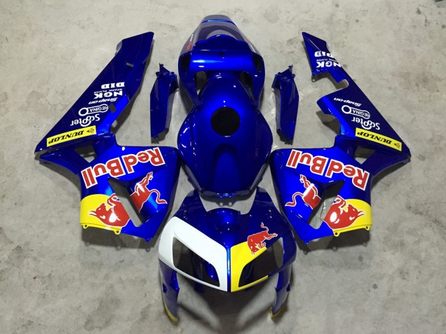 2005-2006 Honda CBR600RR Motorcycle Fairings - Blue Red Bull Canada