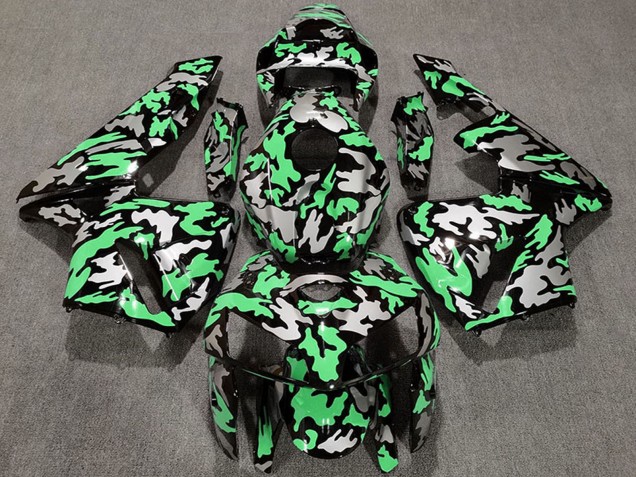 2005-2006 Honda CBR600RR Motorcycle Fairings - Camouflage Light Green Canada