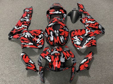 2005-2006 Honda CBR600RR Motorcycle Fairings - Camouflage Red Canada