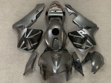 2005-2006 Honda CBR600RR Motorcycle Fairings - Dark Silver and Black Canada