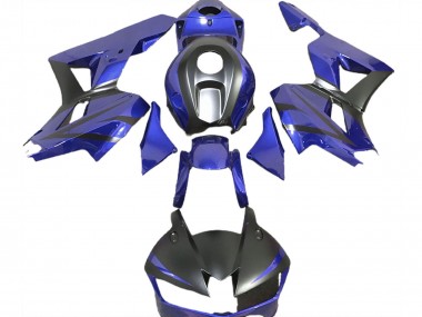 2013-2023 Honda CBR600RR Motorcycle Fairings - Blue Matte Black Canada