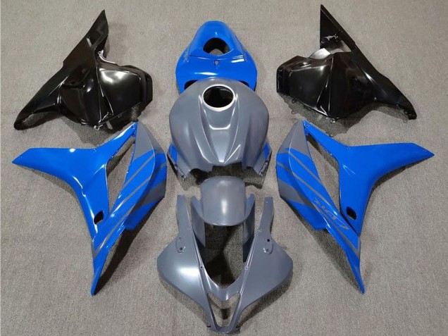 2009-2012 Honda CBR600RR Motorcycle Fairings - Grey Blue Glossy Black Canada