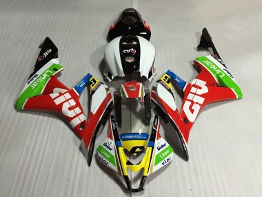 2007-2008 Honda CBR600RR Motorcycle Fairings - White Red Green Yellow Glossy Black Givi 6 Canada
