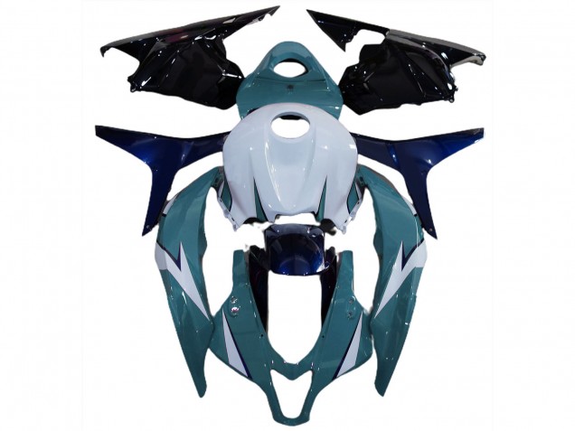 2009-2012 Honda CBR600RR Motorcycle Fairing Kits - White Blue Glossy Black Canada