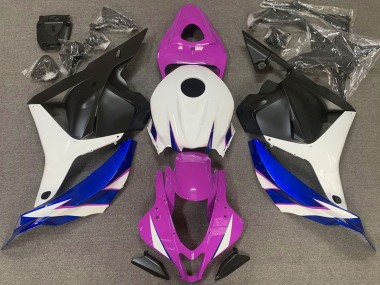 2009-2012 Honda CBR600RR Motorcycle Fairings - White Pink Blue Matte Black Canada