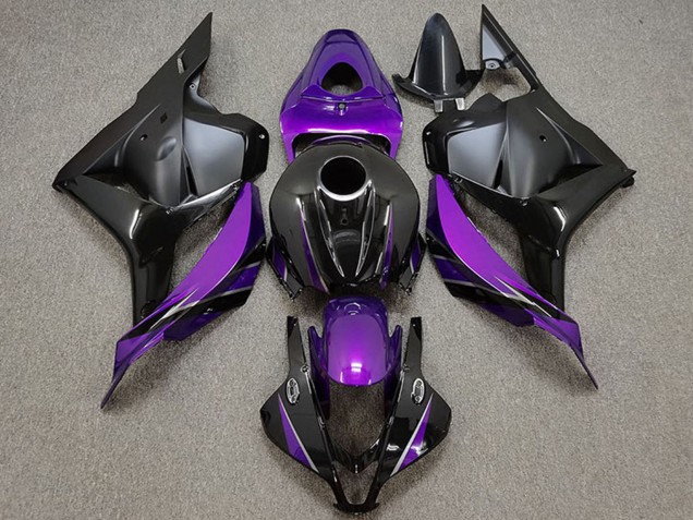2009-2012 Honda CBR600RR Motorcycle Fairings - White Purple Blue Matte Black Canada