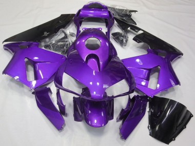 2003-2004 Honda CBR600RR Motorcycle Fairing - Purple Glossy Black Canada