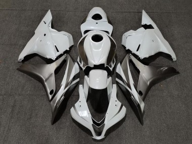2009-2012 Honda CBR600RR Motorcycle Fairings - White Silver Glossy Black Canada