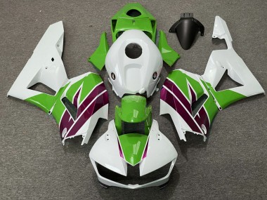 2013-2023 Honda CBR600RR Motorcycle Fairings - White Green Purple Canada