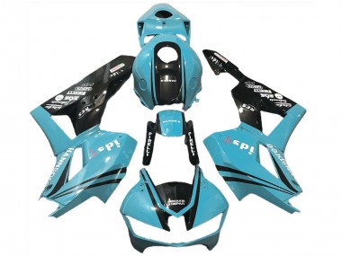 2013-2023 Honda CBR600RR Motorcycle Fairings - Light Blue Glossy Black Canada