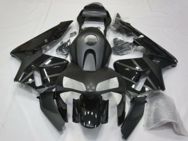 2003-2004 Honda CBR600RR Motorcycle Fairings - Glossy Black Matte Black Canada
