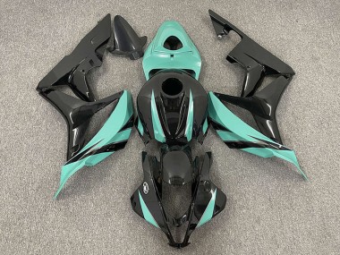 2007-2008 Honda CBR600RR Motorcycle Fairings - Mint Green Glossy Black Canada