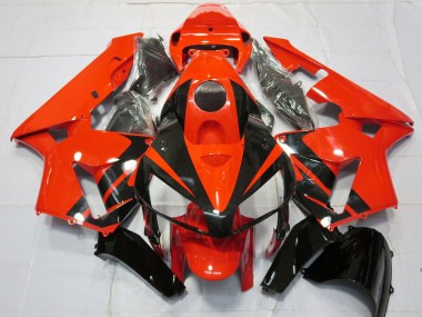 2005-2006 Honda CBR600RR Motorcycle Fairings - Red Black Stripe Canada