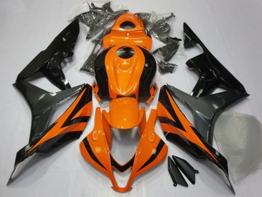 2007-2008 Honda CBR600RR Motorcycle Fairings - Orange Grey Glossy Black Canada