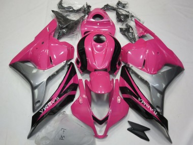 2009-2012 Honda CBR600RR Motorcycle Fairings - Silver Pink Glossy Black OEM Style Canada