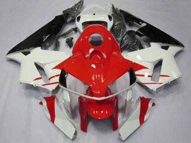 2005-2006 Honda CBR600RR Motorcycle Fairings - White Red Black Canada