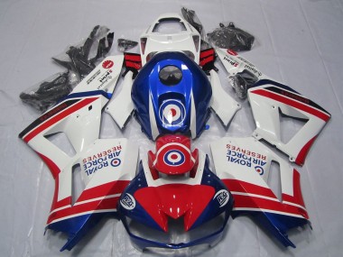 2013-2023 Honda CBR600RR Motorcycle Fairings - White Red Blue Royal Air Force Canada