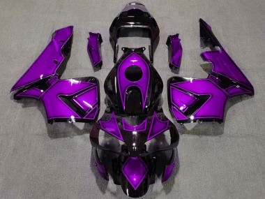 2003-2004 Honda CBR600RR Motorcycle Fairings - Purple Glossy Black Canada