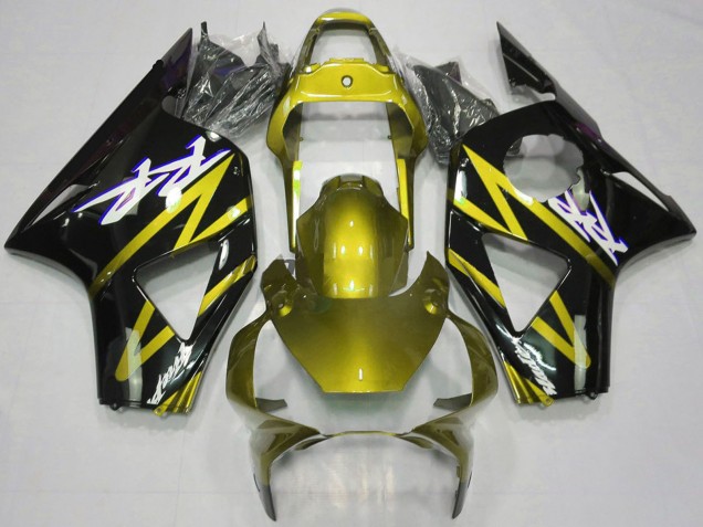 2002-2003 Honda CBR954RR Motorcycle Fairings - Electric Yellow Glossy Black Canada