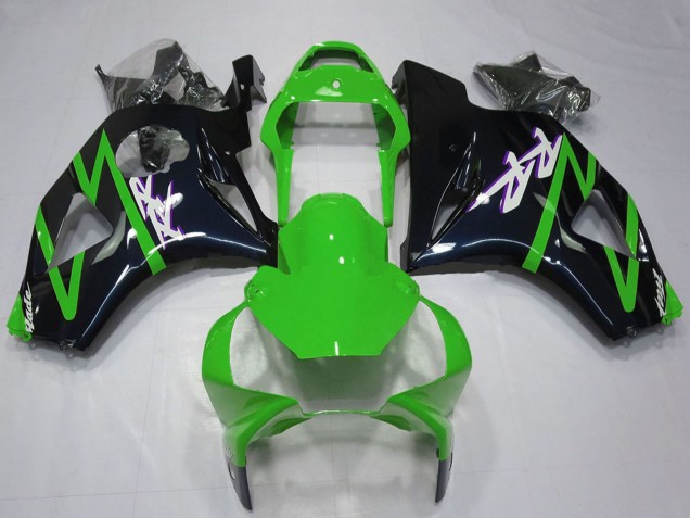 2002-2003 Honda CBR954RR Motorcycle Fairing Kits - Green Glossy Black Canada