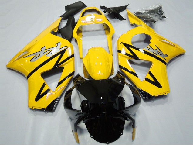 2002-2003 Honda CBR954RR Motorcycle Fairings - Yellow Glossy Black CBR Style Canada