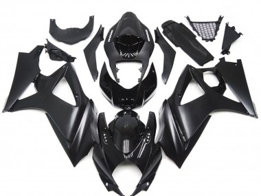 2007-2008 Suzuki GSXR 1000 Motorcycle Fairing Kits - Glossy Black Matte Black Canada