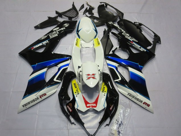 2005-2006 Suzuki GSXR 1000 Motorcycle Fairings - White Blue Black Yellow Red Dark Dog Canada