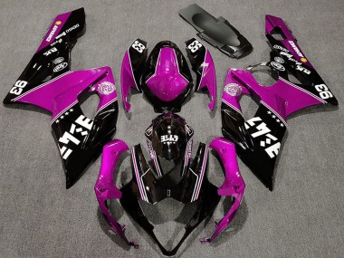 2005-2006 Suzuki GSXR 1000 Motorcycle Fairings - Pink Glossy Black White Canada