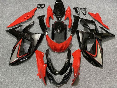 2009-2016 Suzuki GSXR 1000 Motorcycle Fairings - Red Black Canada