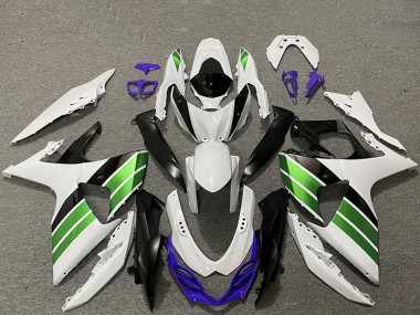 2009-2016 Suzuki GSXR 1000 Motorcycle Fairings - White Blue Green Black Canada