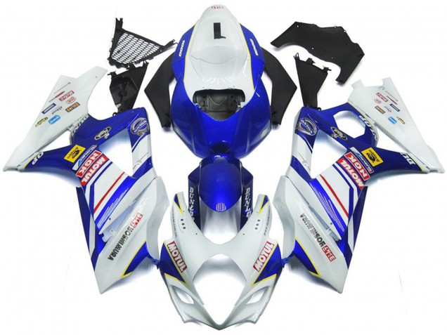 2007-2008 Suzuki GSXR 1000 Motorcycle Fairings - White Blue Red Yellow Canada