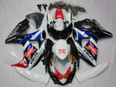 2009-2016 Suzuki GSXR 1000 Motorcycle Fairings - White Blue Red Black X Canada