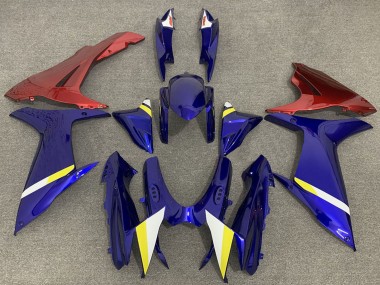 2011-2024 Suzuki GSXR 600 / GSXR 750 Motorcycle Fairings - Blue with Red Lowers Canada