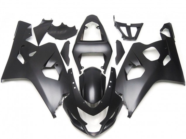 2004-2005 Suzuki GSXR 600 / GSXR 750 Motorcycle Fairings - Matte Black Style Canada