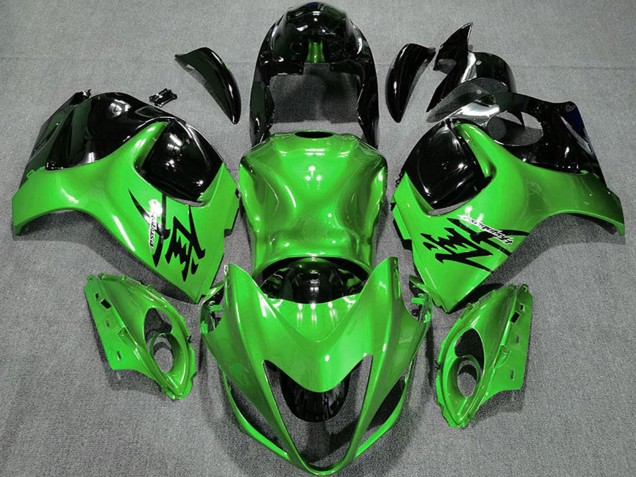 2008-2020 Suzuki GSXR 1300 Motorcycle Fairings - Glossy Green and Black Canada